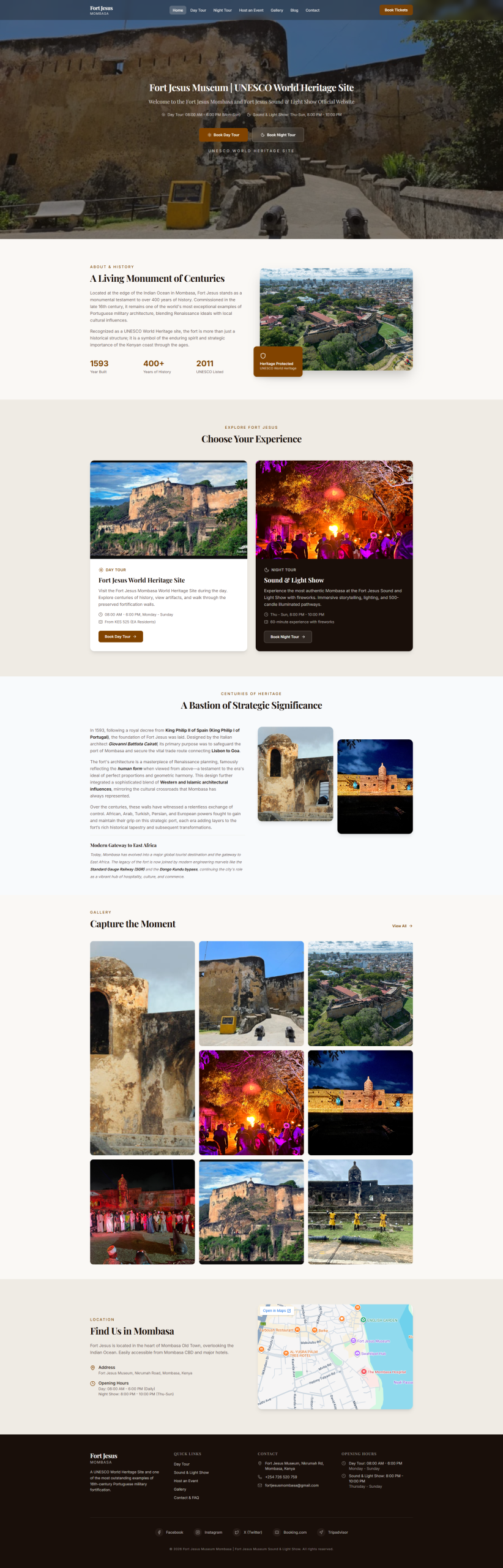 Fort Jesus Experience Platform